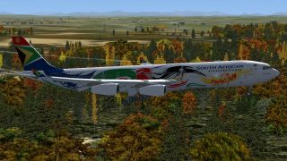 Screenshot 1 — South African Airbus A340-313X Olympics 2012