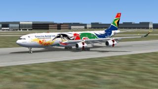 Screenshot 5 — South African Airbus A340-313X Olympics 2012