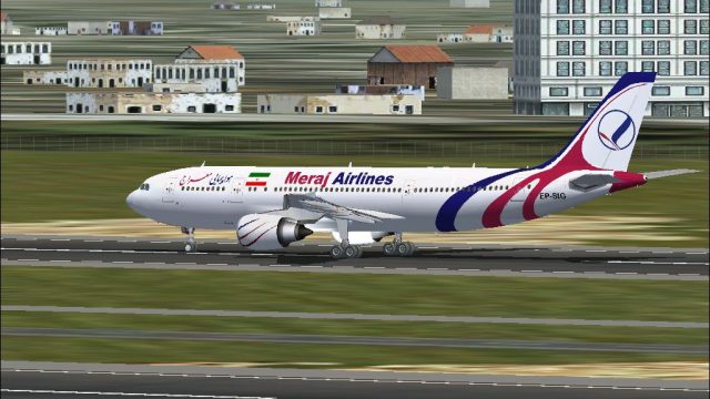 Screenshot 1 — Meraj Airlines Airbus A300B4-600R EP-FQM