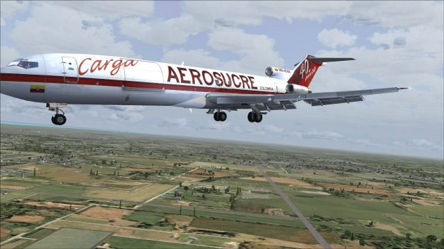 Screenshot 1 — AeroSucre Boeing 727-200