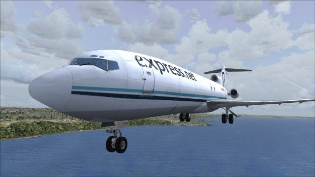 Screenshot 1 — Express.Net Airlines Boeing 727-200