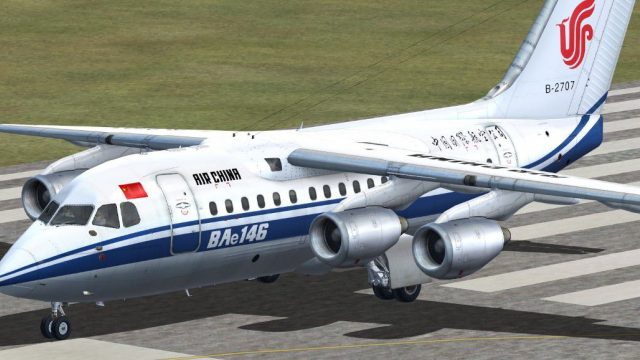 Screenshot 1 — Air China BAe 146-100