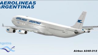 Screenshot 1 — Aerolineas Argentinas Airbus A340-300