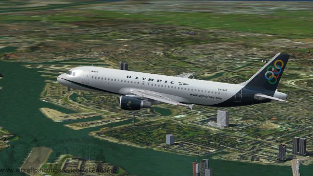 Screenshot 1 — Olympic Airlines Airbus A320-200 SX-OAT