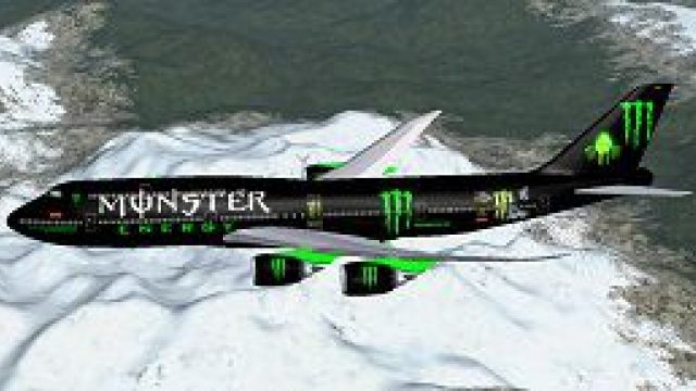 Screenshot 1 — Monster Energy Boeing 747-8i