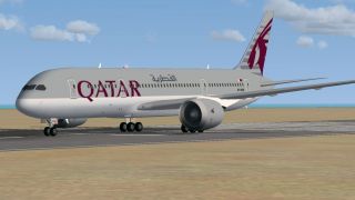 Screenshot 1 — Qatar Airways Boeing 787-8 A7-BCB