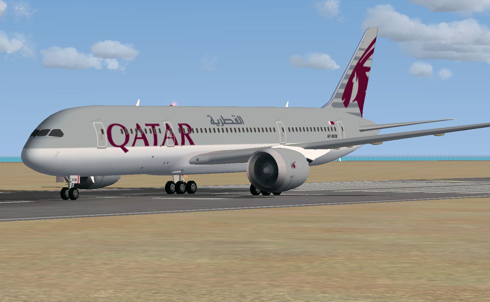 Qatar Airways Boeing 787-8 A7-BCB for FSX