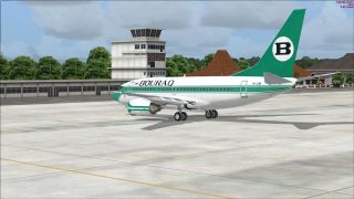 Screenshot 1 — Bouraq Boeing 737-600 NGX