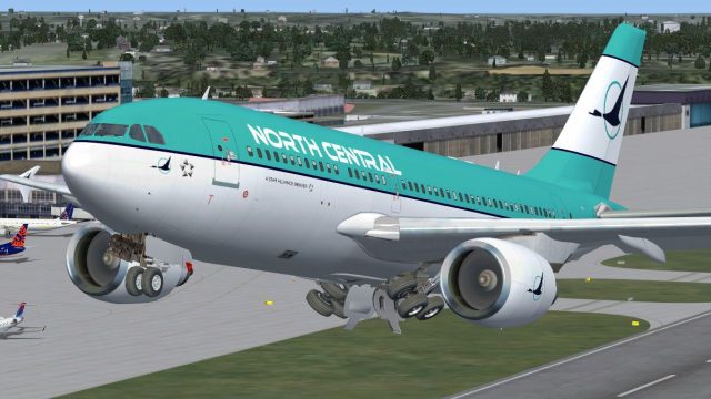 Screenshot 1 — North Central Airbus A310-300