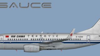 Screenshot 1 — Air China Boeing 737-700W