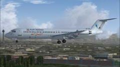 Screenshot 1 — Naft Airlines Fokker 100 EP-SUS