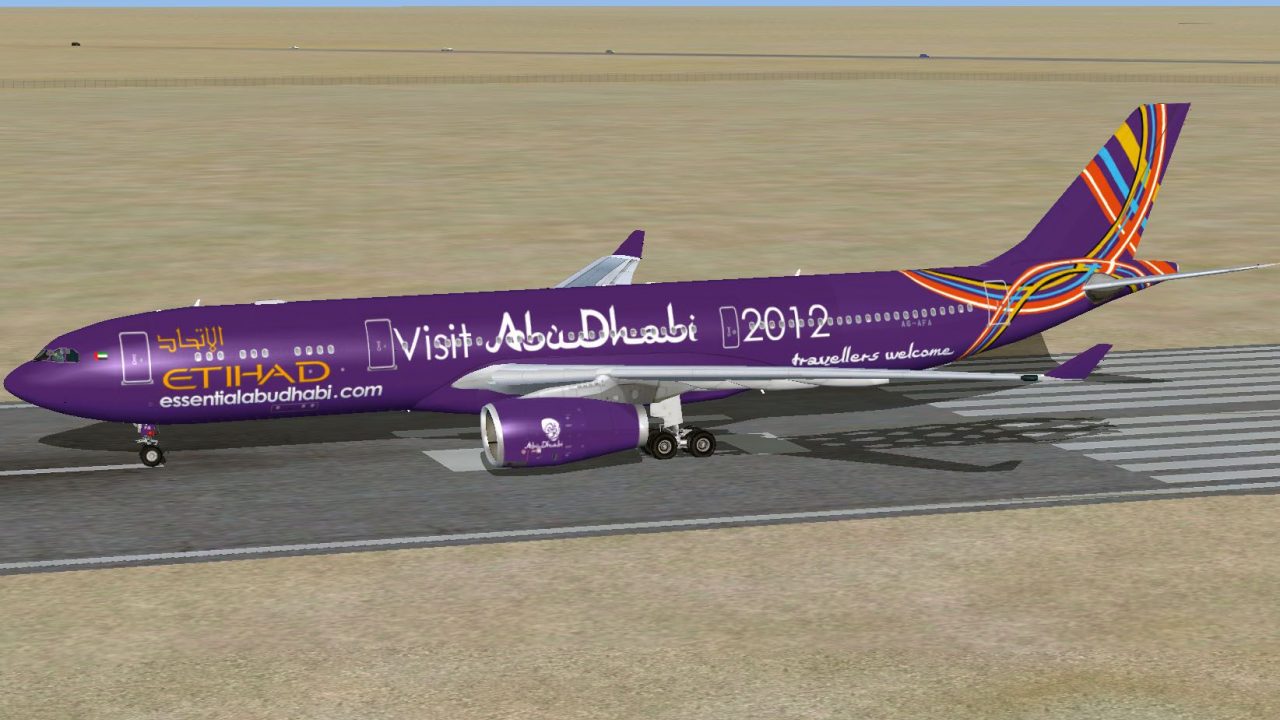 Etihad Airways Airbus A330-343X A6-AFA for FSX
