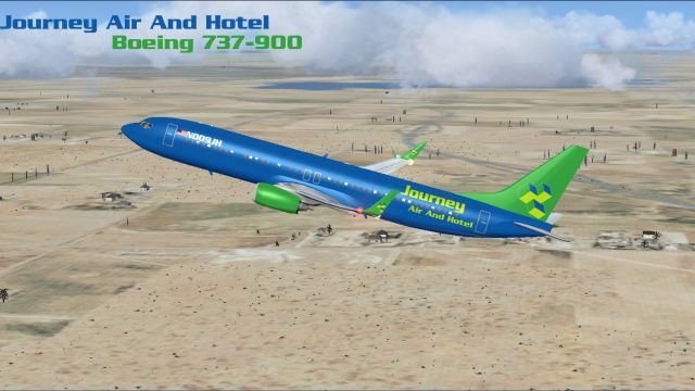 Screenshot 1 — Journey Air And Hotel Boeing 737-900
