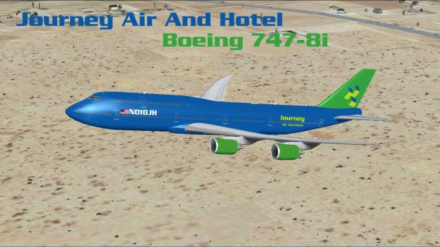 Screenshot 1 — Journey Air And Hotel Boeing 747-8i