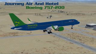 Screenshot 1 — Journey Air And Hotel Boeing 757-200