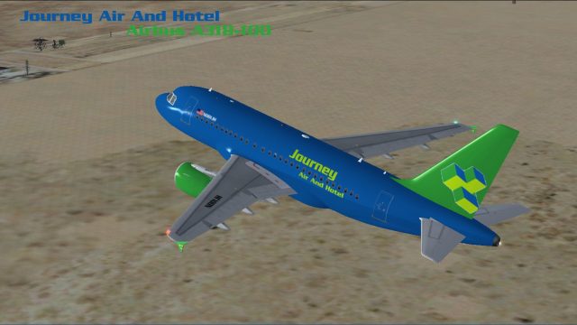 Screenshot 1 — Journey Air And Hotel Airbus A318-100