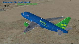 Screenshot 1 — Journey Air And Hotel Airbus A318-100