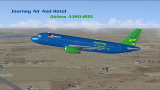 Screenshot 1 — Journey Air And Hotel Airbus A320-200