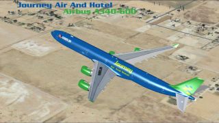 Screenshot 1 — Journey Air And Hotel Airbus A340-600