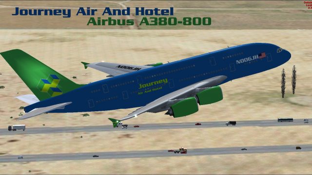 Screenshot 1 — Journey Air And Hotel Airbus A380-800