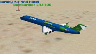 Screenshot 1 — Journey Air And Hotel Bombardier CRJ-700