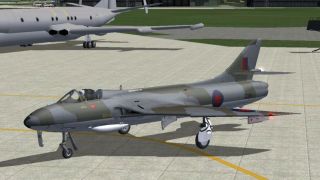 Screenshot 1 — Hunterteam Hawker Hunter ZZ190