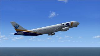 Screenshot 1 — Lusitaniair Airbus A343 CS-TVJ