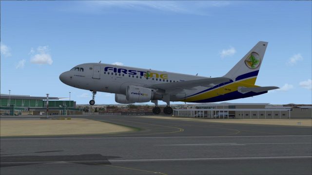 Screenshot 1 — Lusitaniair Airbus A318 CS-TVR