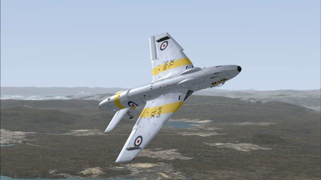 Screenshot 1 — Hawker Hunter XL-568
