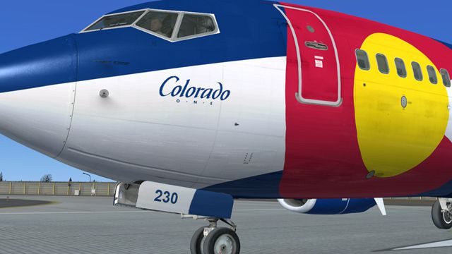 Screenshot 1 — Southwest "Colorado One" Boeing 737 NGX
