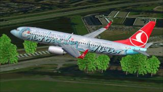 Screenshot 1 — Turkish Airlines Boeing 737-800 TC-JHL