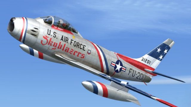 Screenshot 1 — F-86 Sabre FU-201