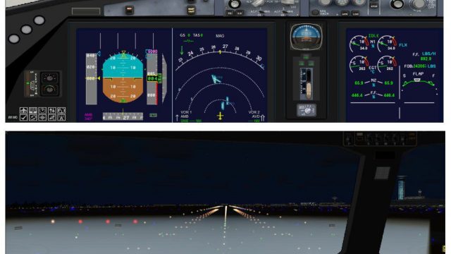 Screenshot 1 — United Airlines Airbus A350-1000 V4