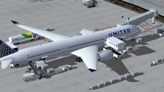 Screenshot 2 — United Airlines Airbus A350-1000 V4
