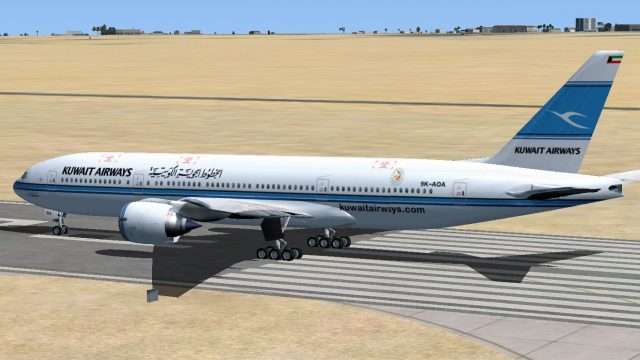 Screenshot 1 — Kuwait Airways Boeing 777-269ER 9K-AOA
