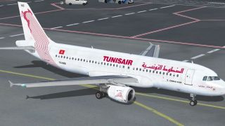 Screenshot 1 — Tunisair Airbus A320-211