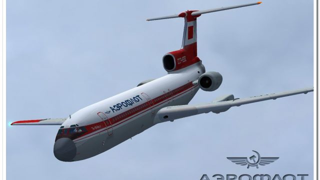 Screenshot 1 — Aeroflot Polar Tupolev Tu-154B2