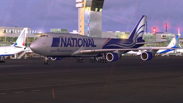 Screenshot 1 — National Airlines Boeing 747-400 N952CA