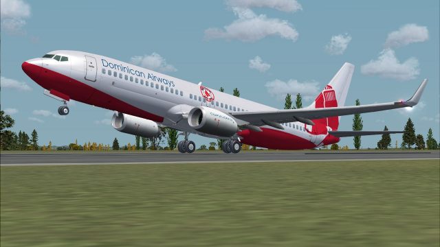 Screenshot 1 — RedSox Dominican Airways Boeing 737-800WL