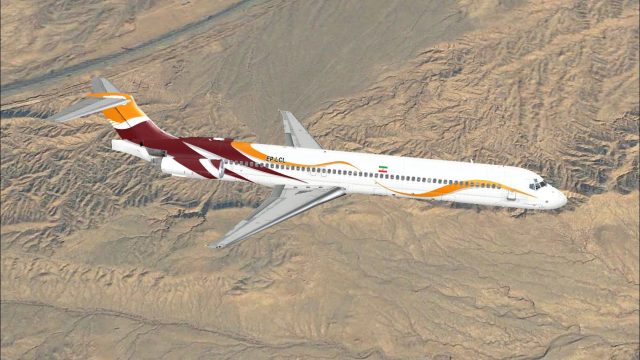 Screenshot 1 — Kish Air McDonnell Douglas MD-80