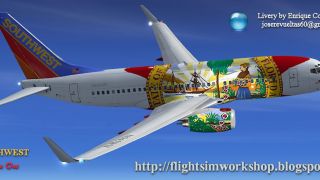 Screenshot 4 — Southwest Boeing 737-700 "Florida One"