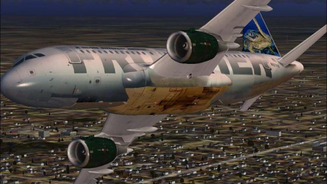 Screenshot 1 — Frontier Airlines Airbus A319 CFM