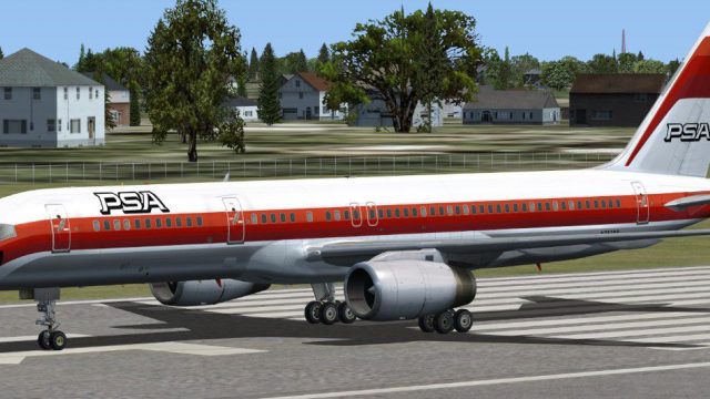 Screenshot 1 — PSA Boeing 757-200