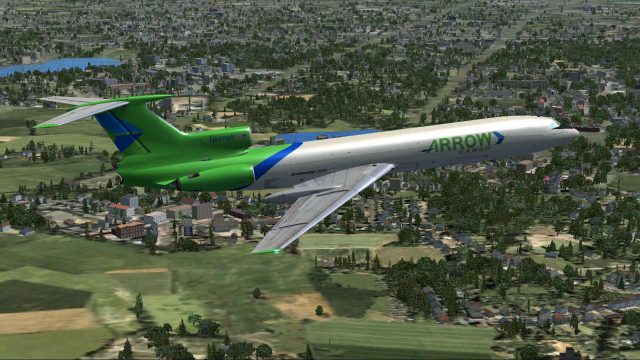 Screenshot 1 — Arrow Cargo VA Tupolev Tu-154M N657AR