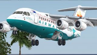 Screenshot 3 — South Pacific Airways Avro RJ70 E5-BAE