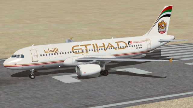 Screenshot 1 — Etihad Airways Airbus A320-232 A6-EIN