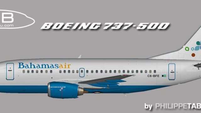 Screenshot 1 — Bahamasair Boeing 737-500