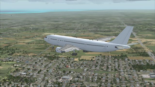 Screenshot 1 — Airbus A300-600 White Textures