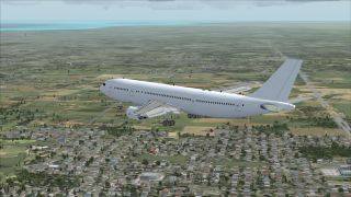 Screenshot 1 — Airbus A300-600 White Textures