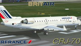 Screenshot 1 — Air France/Britair CRJ700